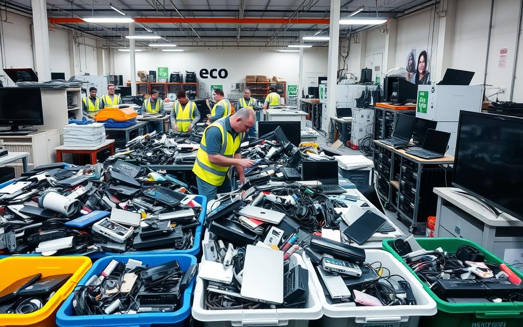 Electronics Recycling Process at Currys